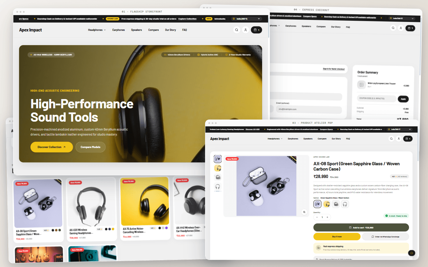 Apex Impact website template preview